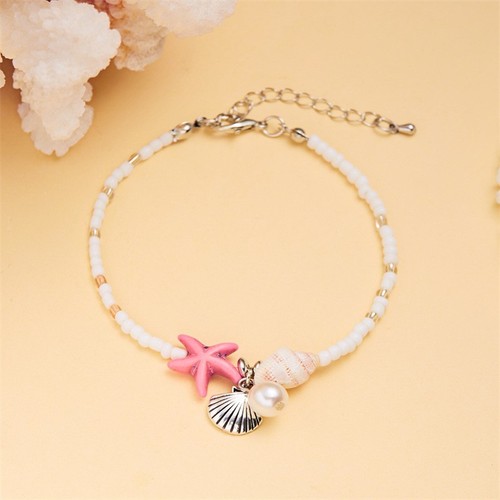 Beach themed white - themed, bead