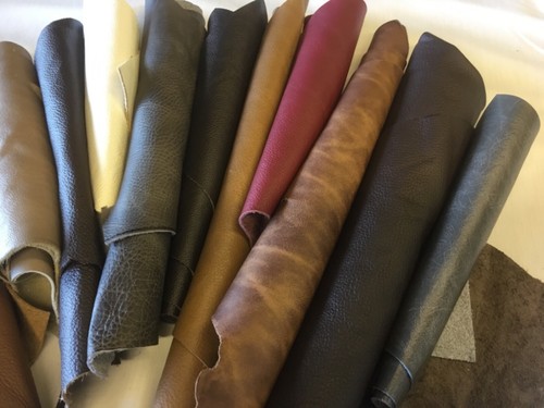 Large leather off cuts - cuts, craft