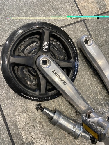 Shimano triple bike chainset - shimano,