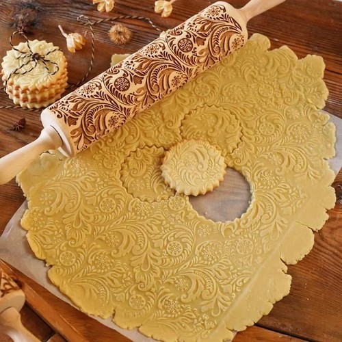 Rolling pin for baking - pin, 3d