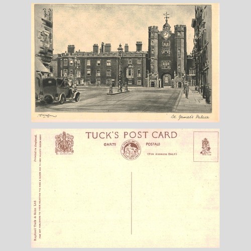 Vintage postcard james - -, st.