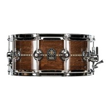 Natal 14" x 6.5” Café Racer Tulipwood Snare Drum, FREE Evans 14" Dry Drum Head! 