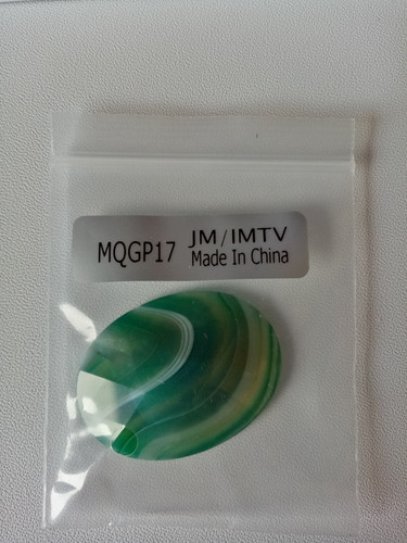 40cts green stripe - stripe, agate