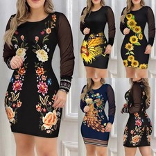 UK Women's Floral PRINT Long