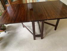 Gateleg Rosewood Table. Good