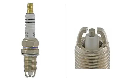 Spark plug earthed - spark,