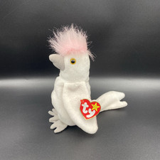 Vintage Ty Beanie Baby Kuku the Cockatoo Original Tags 1998