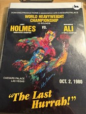 Boxing Program Larry Holmes Vs