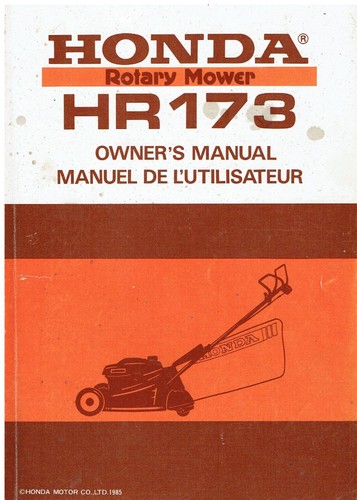 Honda hr173 rotary petrol - honda,