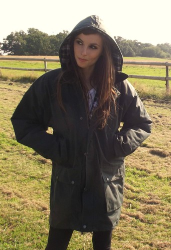 New wax coat padded - wax,
