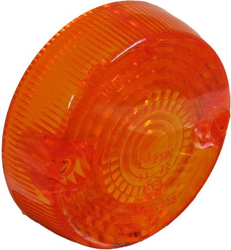 Indicator lens rear amber - r/h,