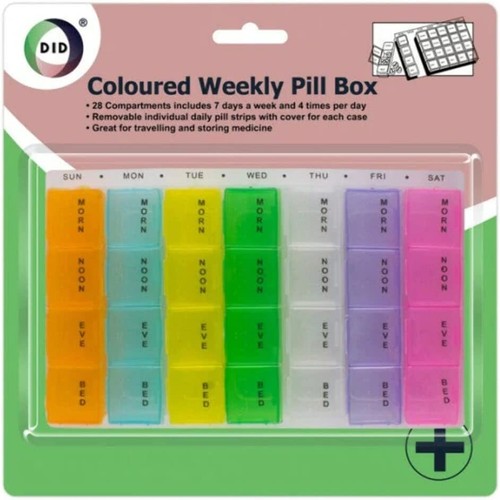 Weekly pill box - weekly, 7