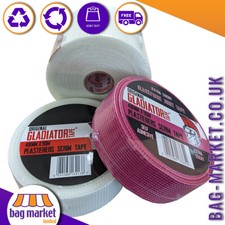 Strong Plastering Scrim Tape - Extra Sticky - 90 Metres - Fibreglass Mesh Joint