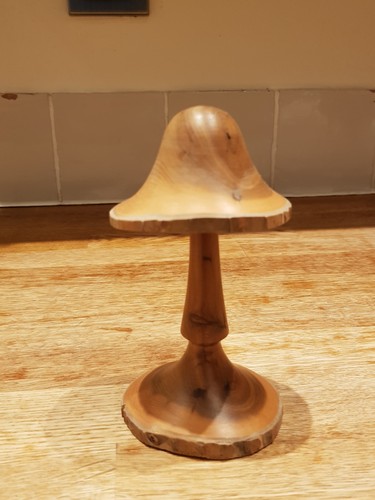 Wooden mushroom hand turned - mushroom,