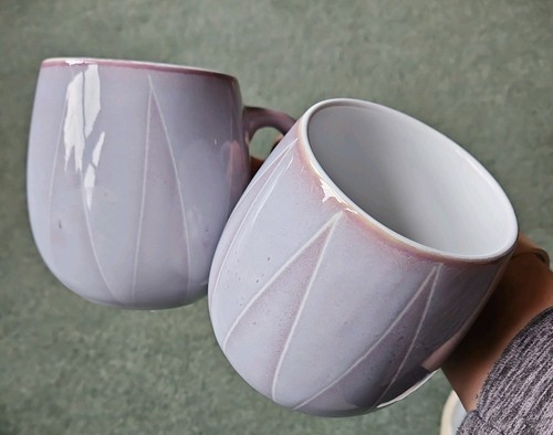 Sabichi stoneware mugs lilac - stoneware,