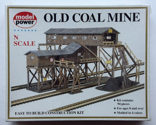 Model power old coal mine - power,