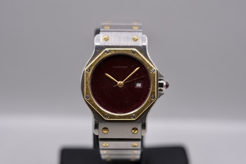 Cartier santos burgundy - cartier,
