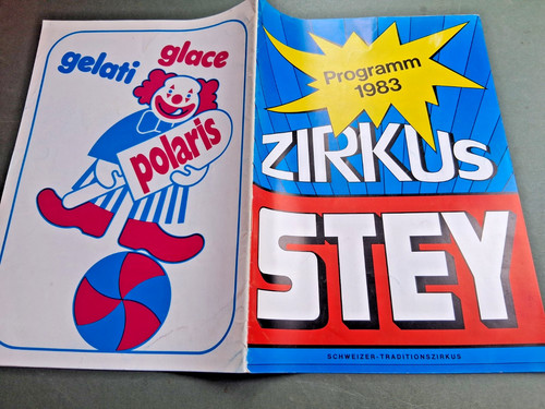 1983 program circus stey - ch,