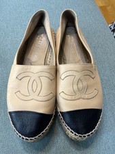 CHANEL ESPADRILLES size 37 eu ,lovely pre loved condition.