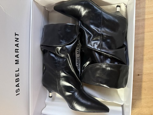 Isabel marant black leather - marant,
