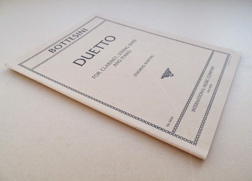 Bottesini duetto clarinet - bottesini,