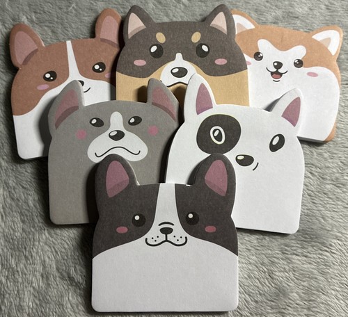 6pc puppy dog post notes - 6pc,