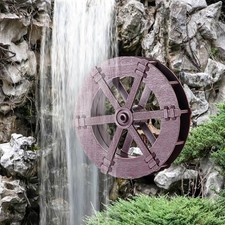 Desktop Water Feng Shui Wheel Simulation Wheel Model DIY Water Wheel for Indoor