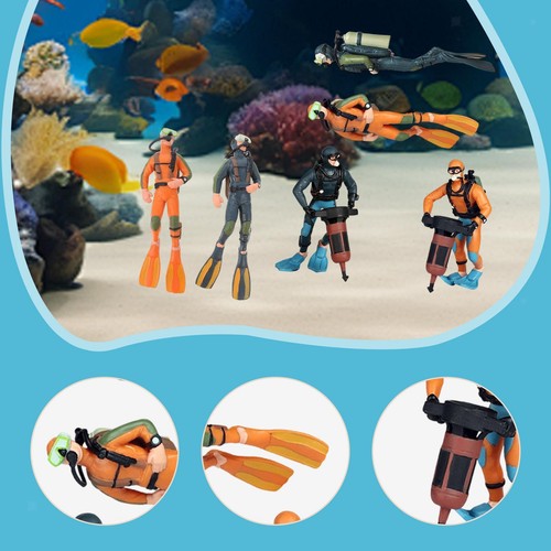 Diver figurines mini diy - diver,