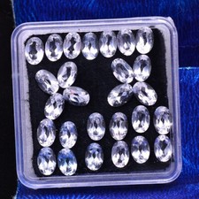 VVS 27 Pcs Natural Topaz Oval