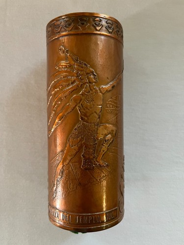 Vintage embossed copper - embossed,