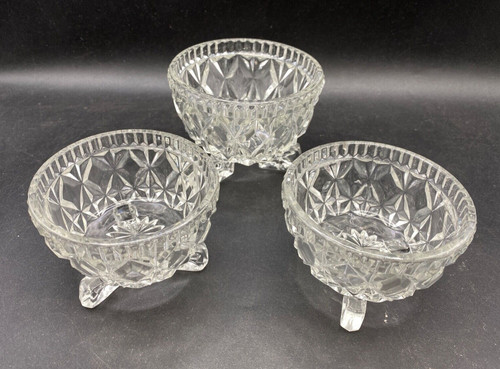 Cut glass bowls - bowls, dressing