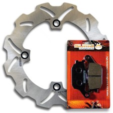 Rear Brake Rotor + Pads for
