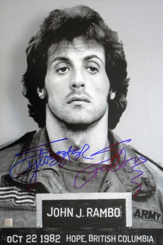 Sylvester stallone autographed - sylvester,
