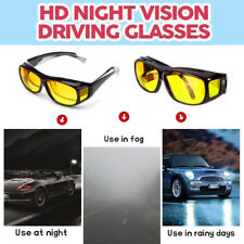 Anti Glare Yellow HD Night Vision Enhansor Driving Glasses Sunglasses Goggles