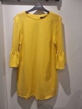Ladies Zara Yellow Shift Dress