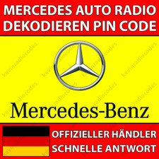 ✅MERCEDES RADIO DECODING PIN