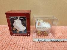 VTG 1999 Carlton Cards Heirloom Collection "Baby's First Christmas" Ornament NEW