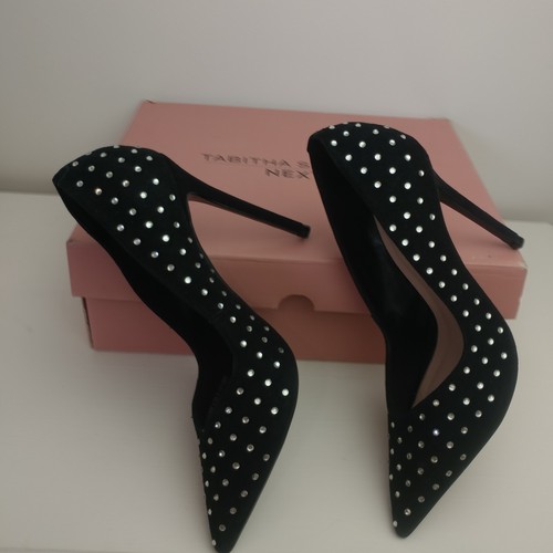 Tabitha simmons black studded - simmons,