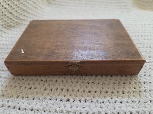 Vintage wooden cigar box claro - vintage,