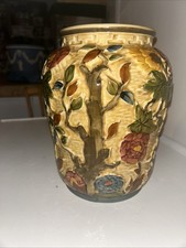 Indian Tree Vase Hand Painted by HJ Wood, Staffordshire