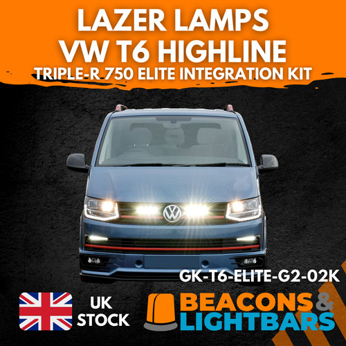 Lazer lamps transporter t6 - vw,