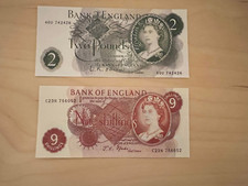 RARE British 9 shilling AND