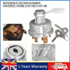 UNIVERSAL FITS MASSEY FERGUSON JCB NEW TRACTOR PLANT IGNITION SWITCH 35670 UK