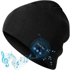 Bluetooth Headphone Wireless Smart Cap Headset Warm Beanie