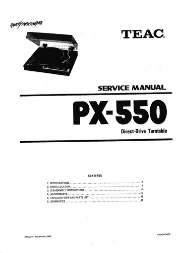 Service manual for - , teac