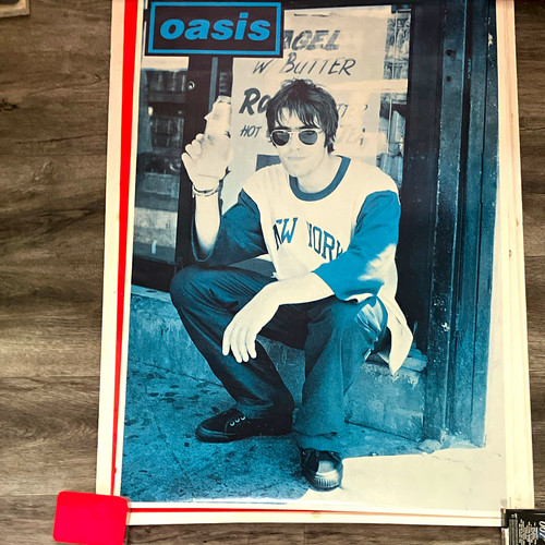 Oasis original poster - original, liam