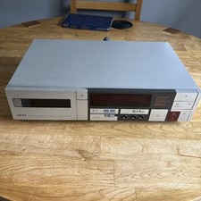 Akai HX-3 Stereo Cassette Deck Hi-Fi Separate - Silver 1980s Retro 