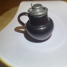 Antique Ceramic Mustard Pot
