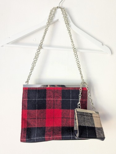Zara tartan check shoulder - check, bag