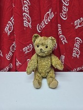vintage jointed teddy bear Straw Filled Maybe STEIFF?? 
